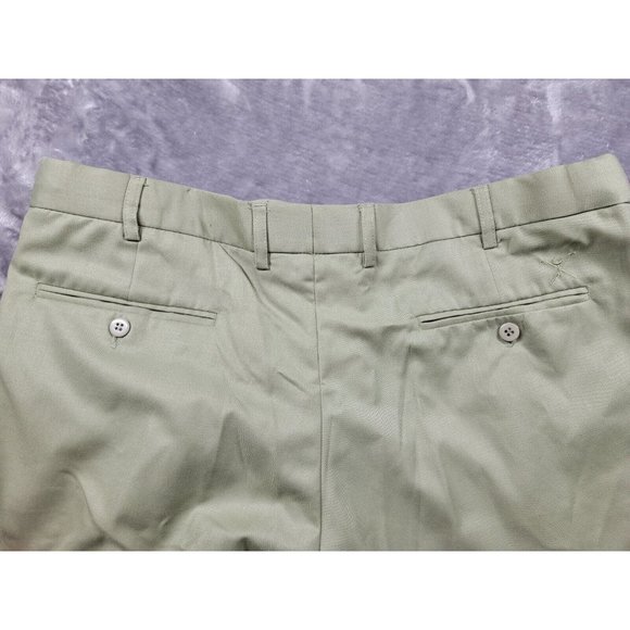 Boccacio Golf Mens Golf Shorts Size 38 sage green Pleated, Pockets - Picture 7 of 8
